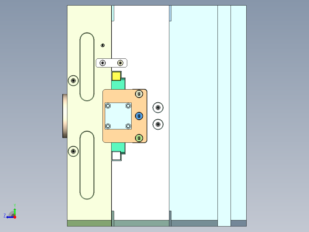 遥控器扶手注塑模具（实心胶位+异形分型面）