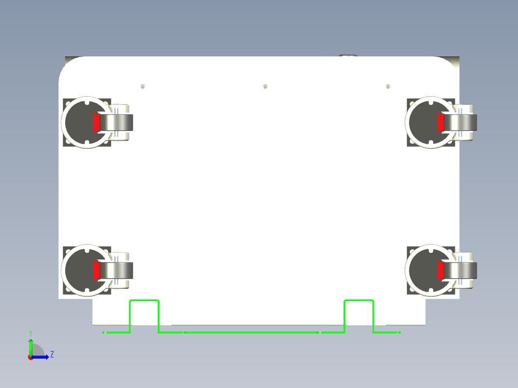 51.2V280AH储能电池箱体三维Step无参