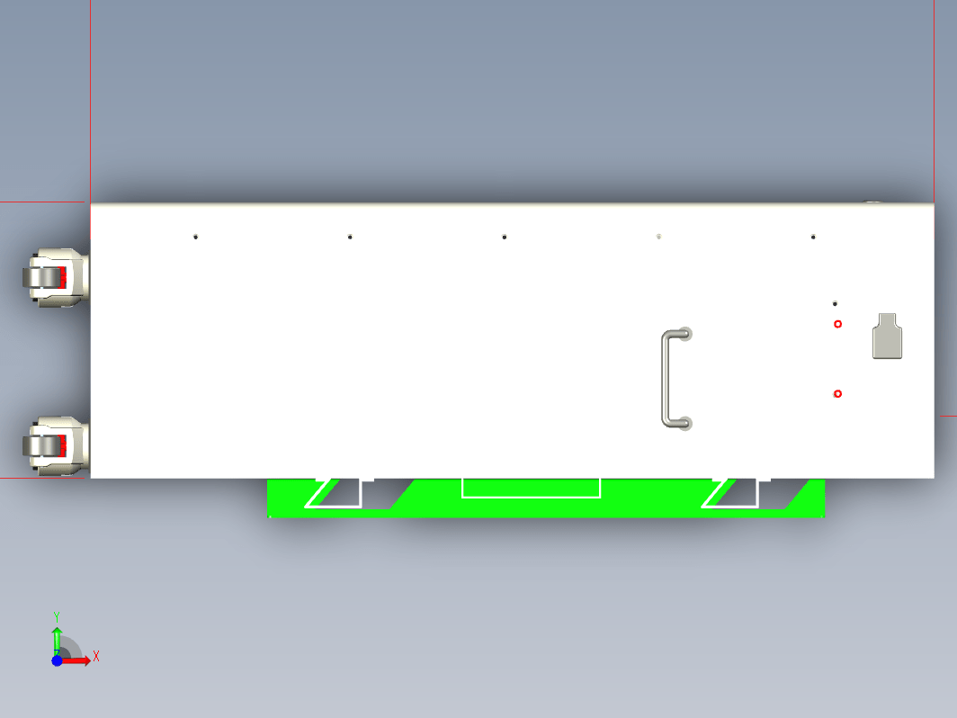 51.2V280AH储能电池箱体三维Step无参