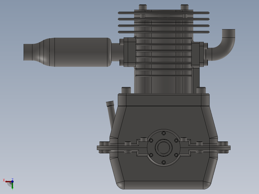 单缸发动机演示模型 1 cylinder engine