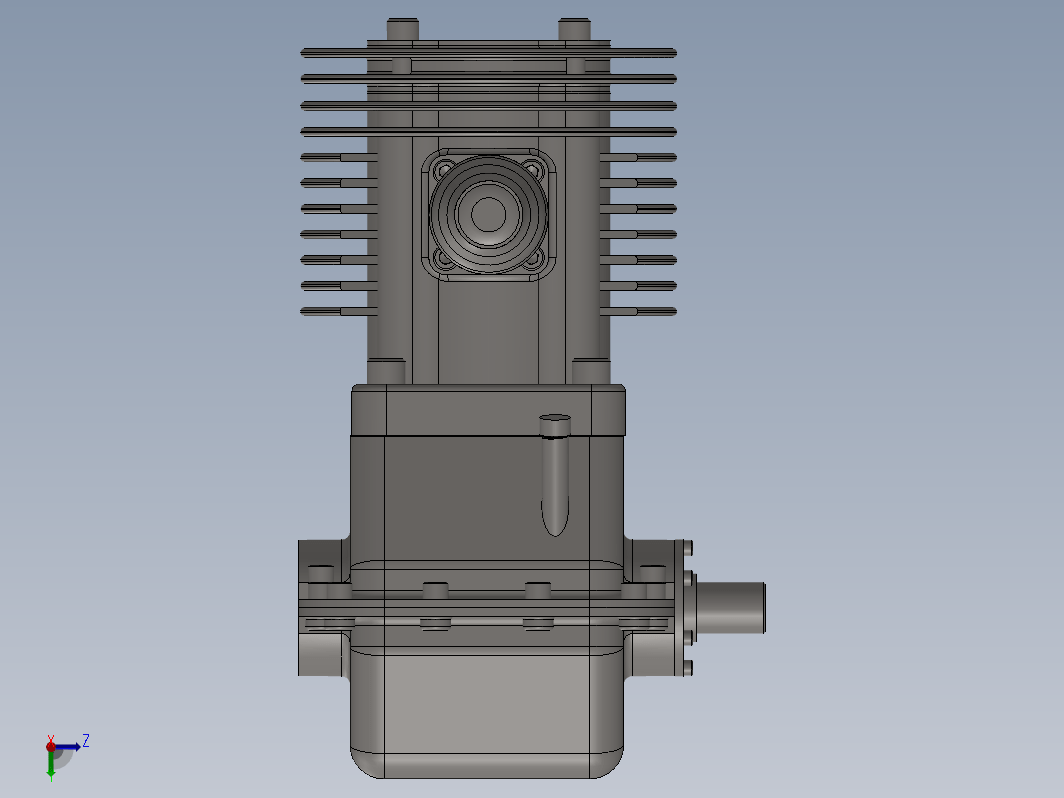 单缸发动机演示模型 1 cylinder engine