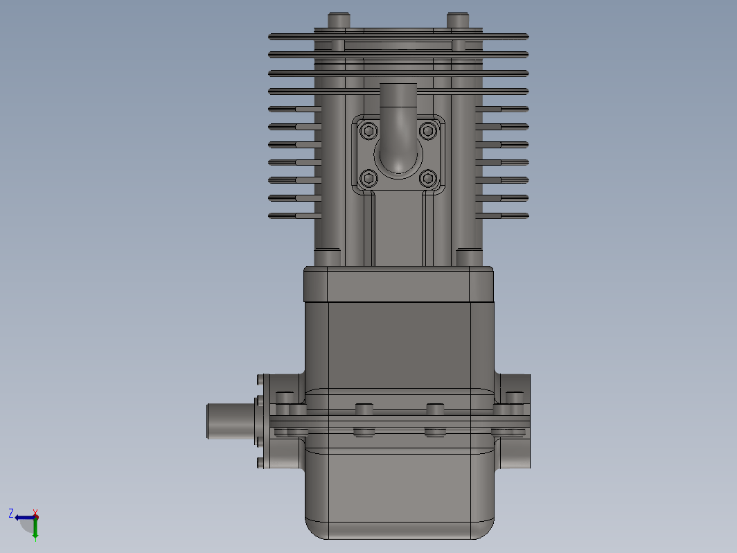 单缸发动机演示模型 1 cylinder engine