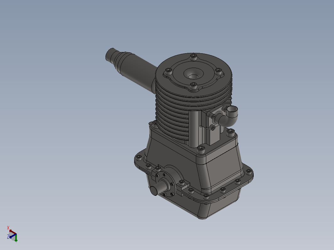 单缸发动机演示模型 1 cylinder engine