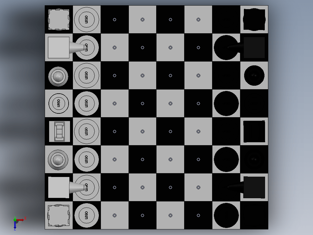 国际象棋 chess-assembly