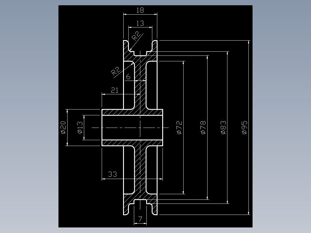 CAD机械零件图-机械制图30