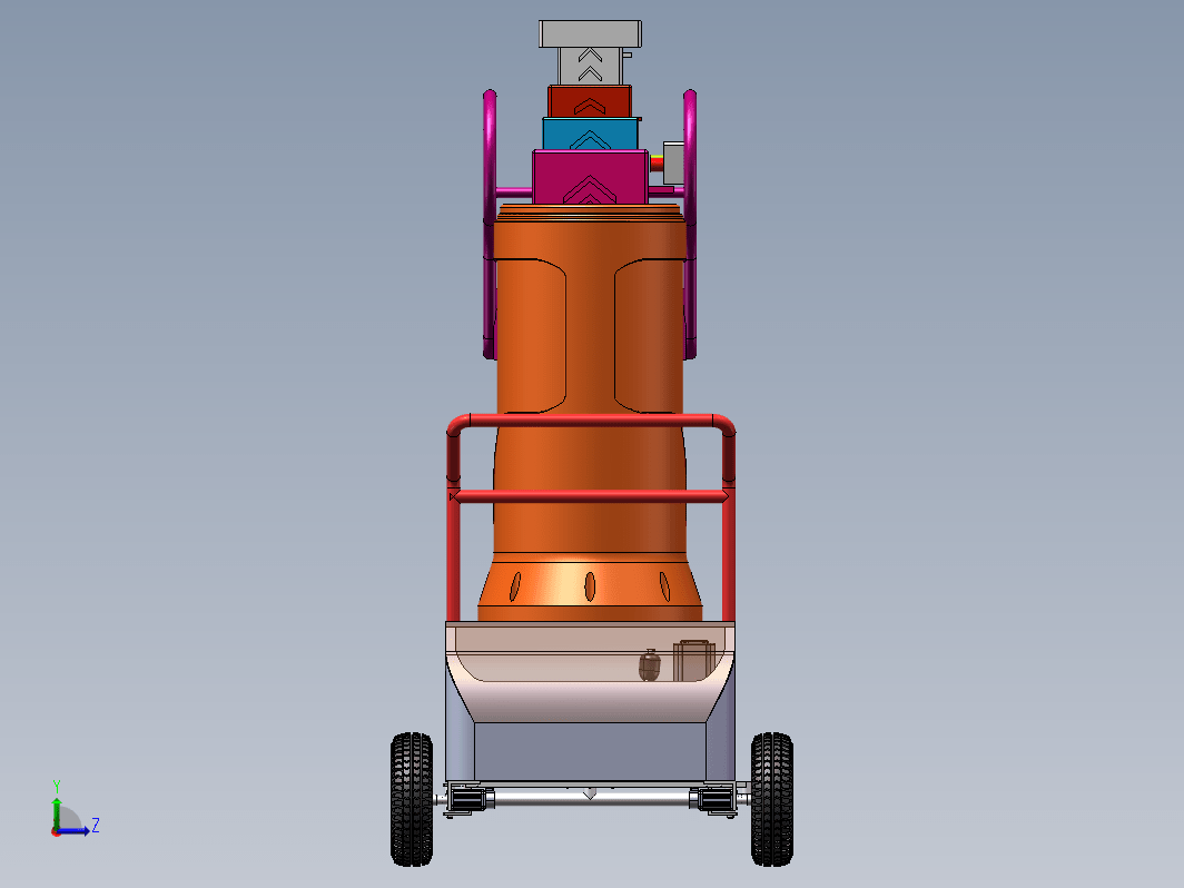 小型高空作业平台车总成