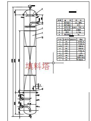 处理量2200m3h水吸收丙酮填料塔设计缩略图