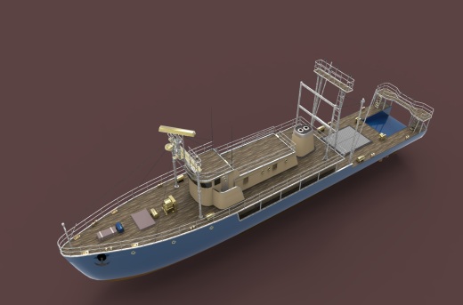 轮船3D图缩略图