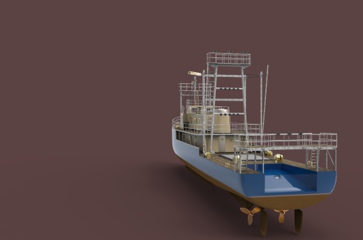 轮船3D图缩略图