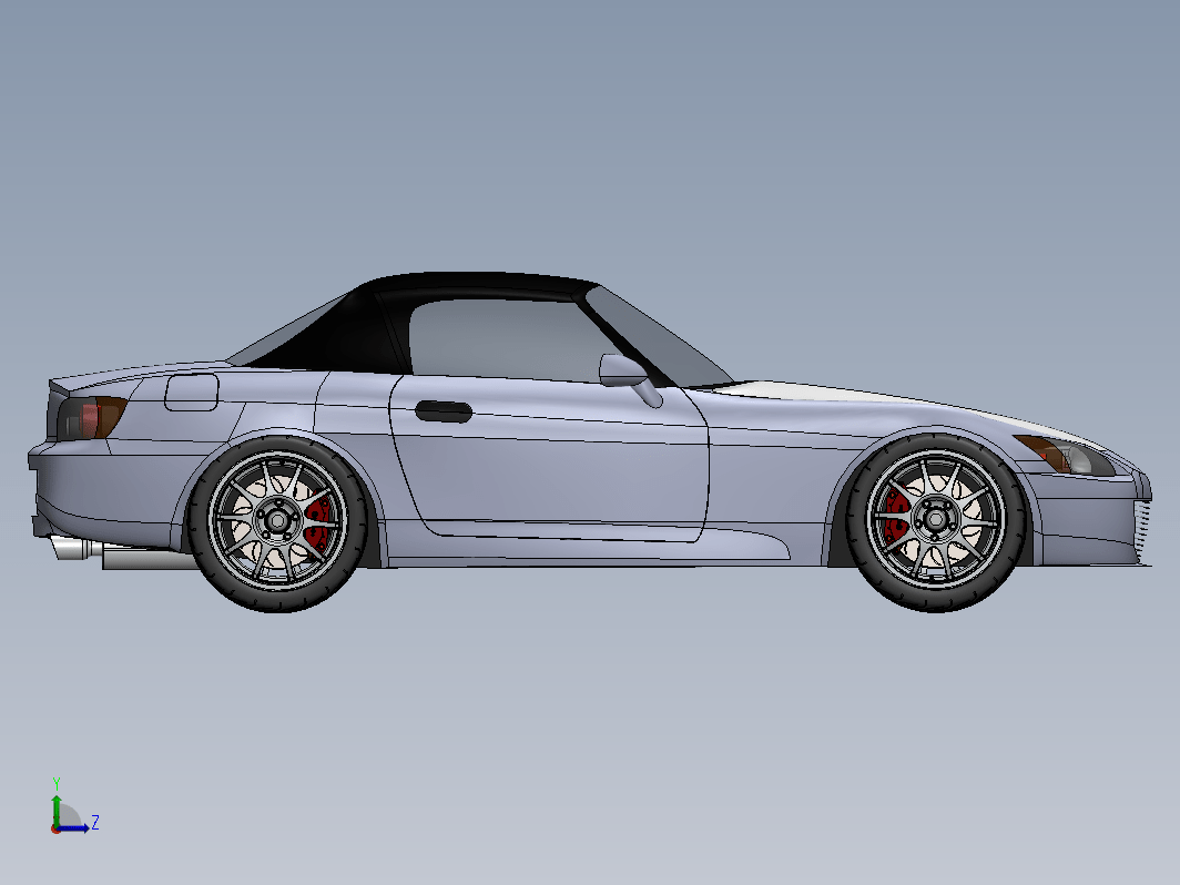 Honda s2000外观造型