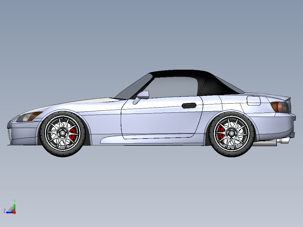 Honda s2000外观造型