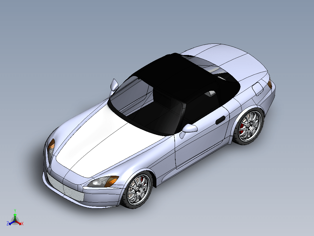 Honda s2000外观造型