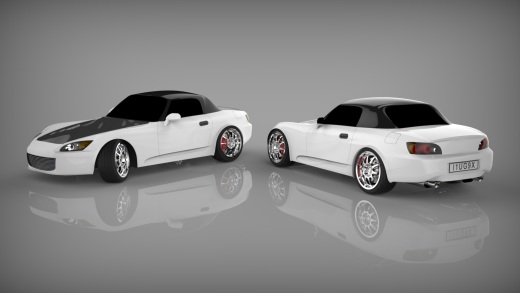 Honda s2000外观造型