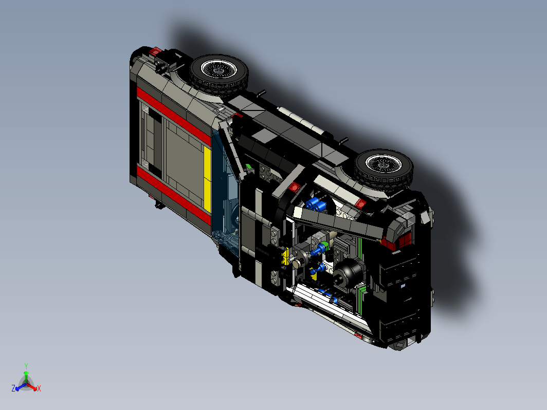 10300跑车立体拼装模型