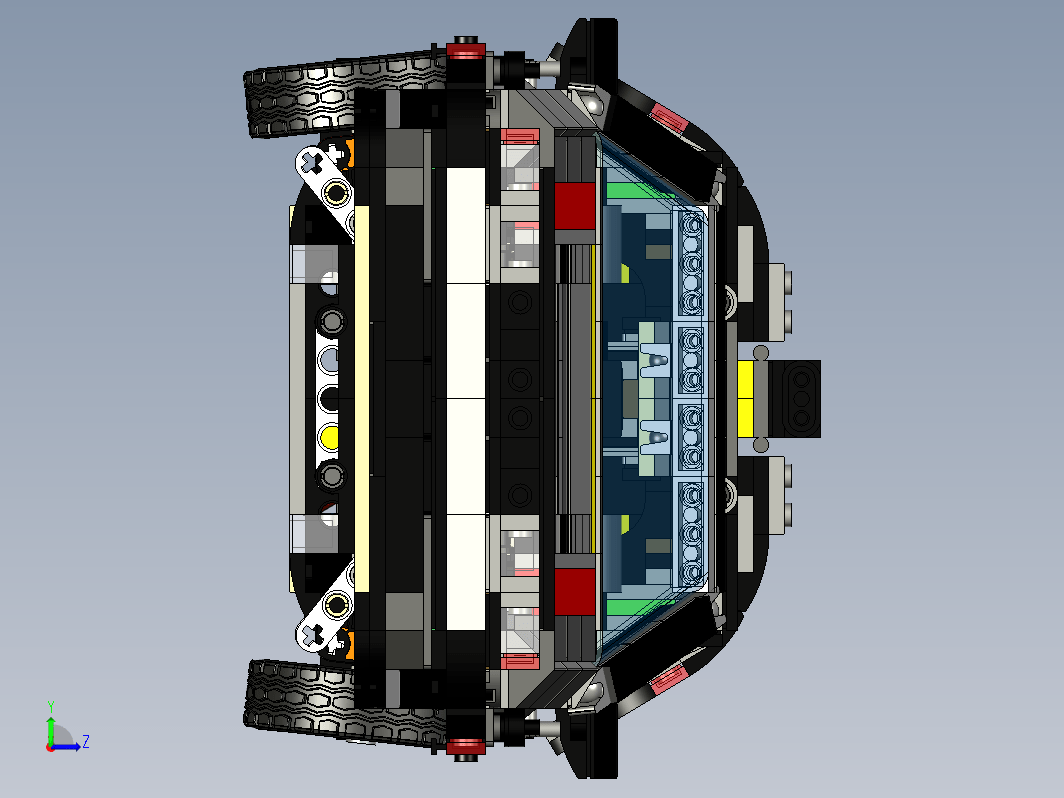 10300跑车立体拼装模型