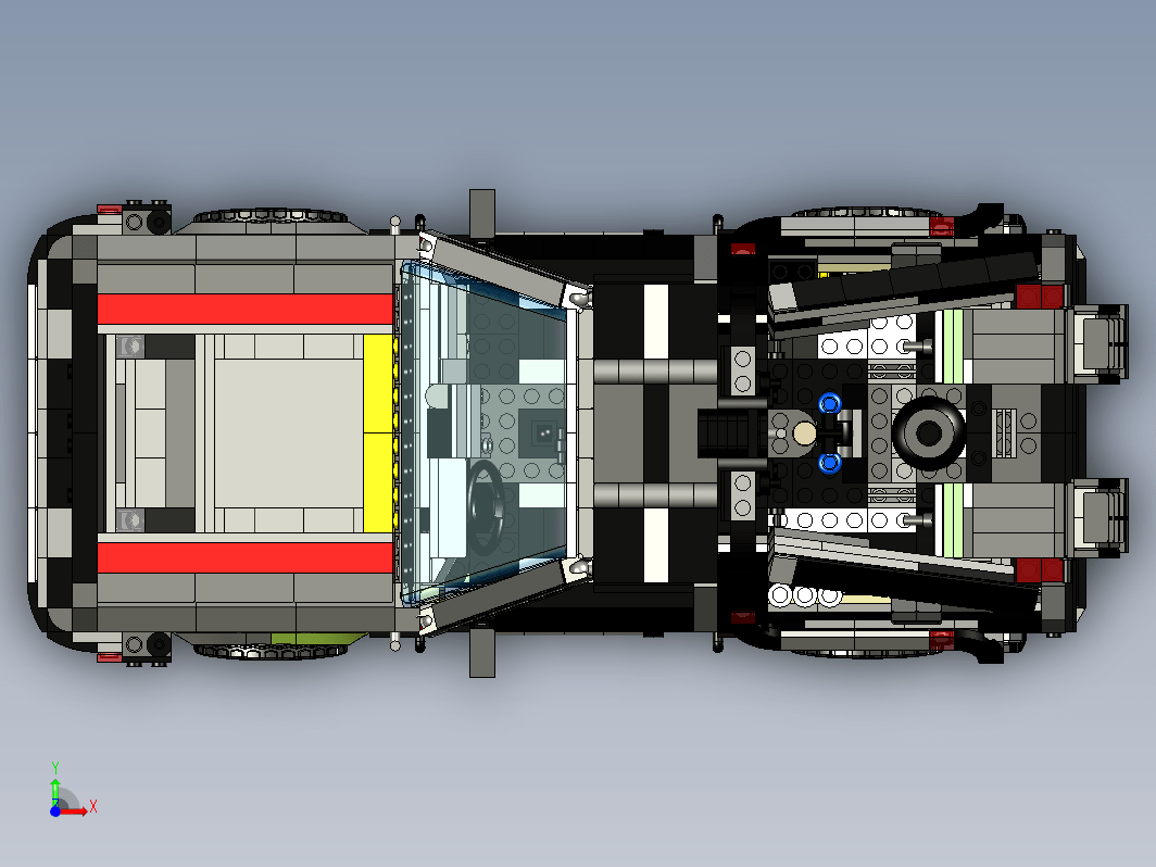 10300跑车立体拼装模型