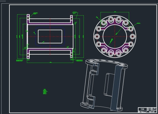 十字头滑套机械加工工艺规程及工艺装配CAD+说明书缩略图