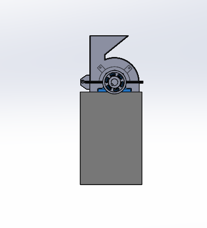 小型锤式粉碎机三维模型设计缩略图