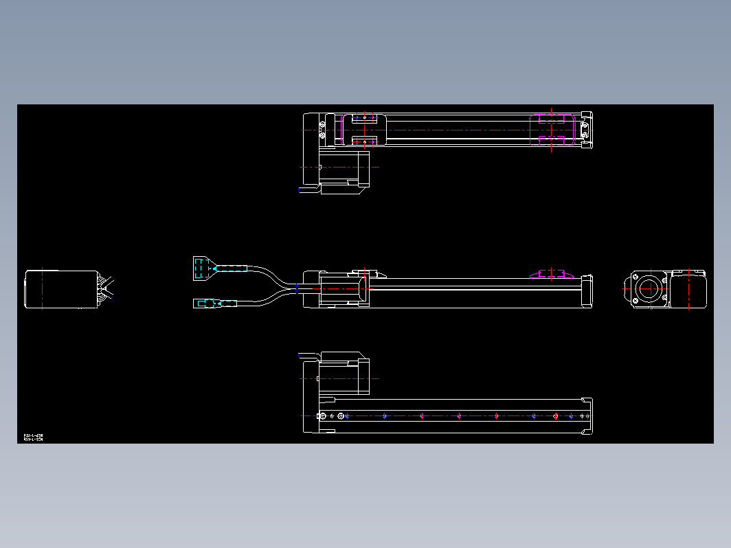 电缸模组CAD
