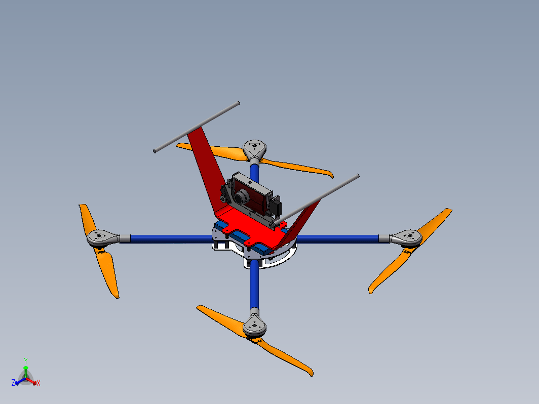 Q9四轴飞行器框架模型