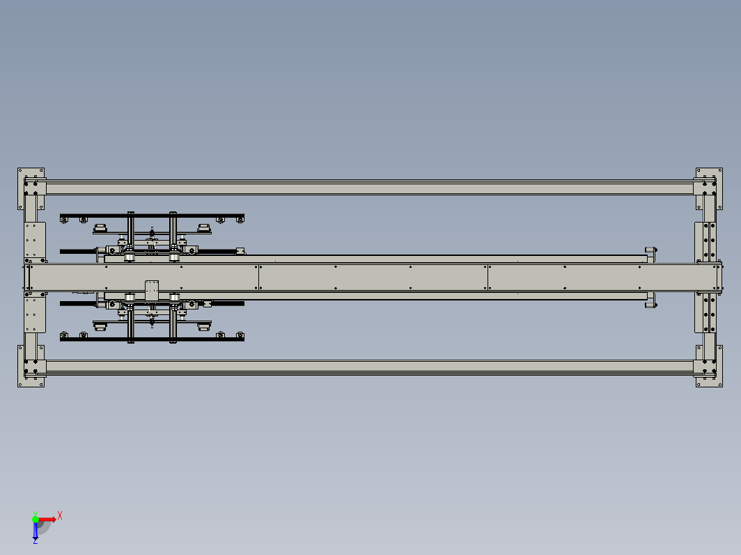 分层输送龙门架 Layer partition