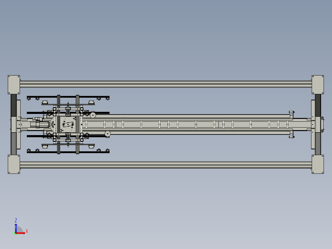 分层输送龙门架 Layer partition