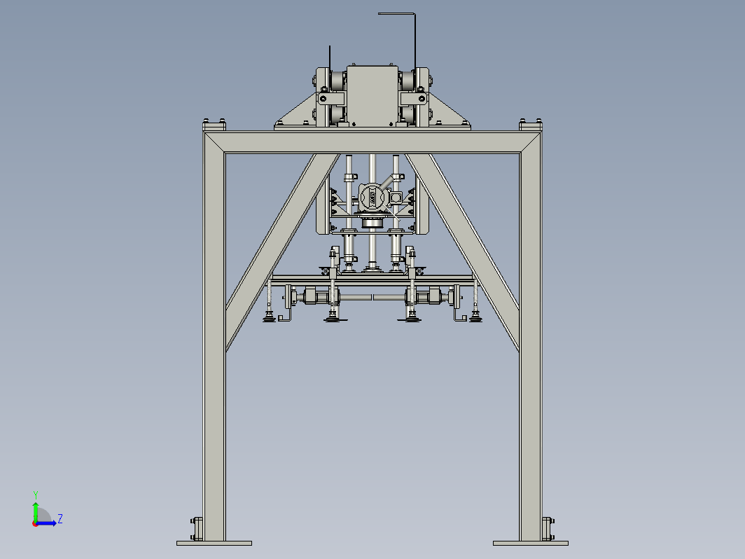 分层输送龙门架 Layer partition