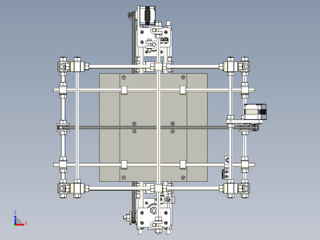 XYZ三轴3D打印机模型