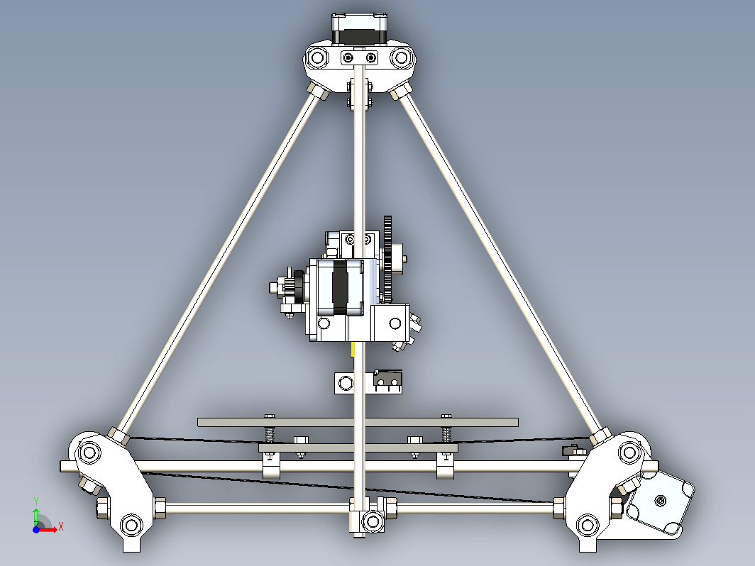 XYZ三轴3D打印机模型