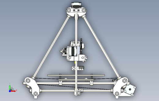 XYZ三轴3D打印机模型缩略图