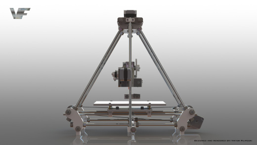 XYZ三轴3D打印机模型缩略图