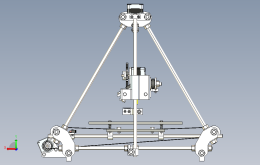 XYZ三轴3D打印机模型缩略图
