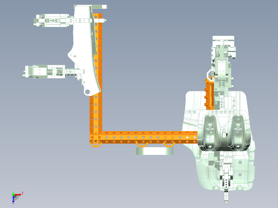 八角管抓具设计