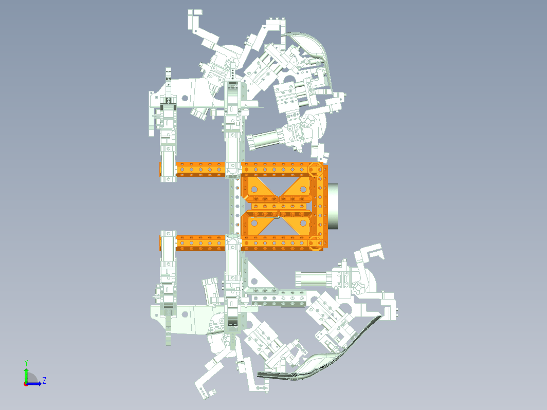 八角管抓具设计