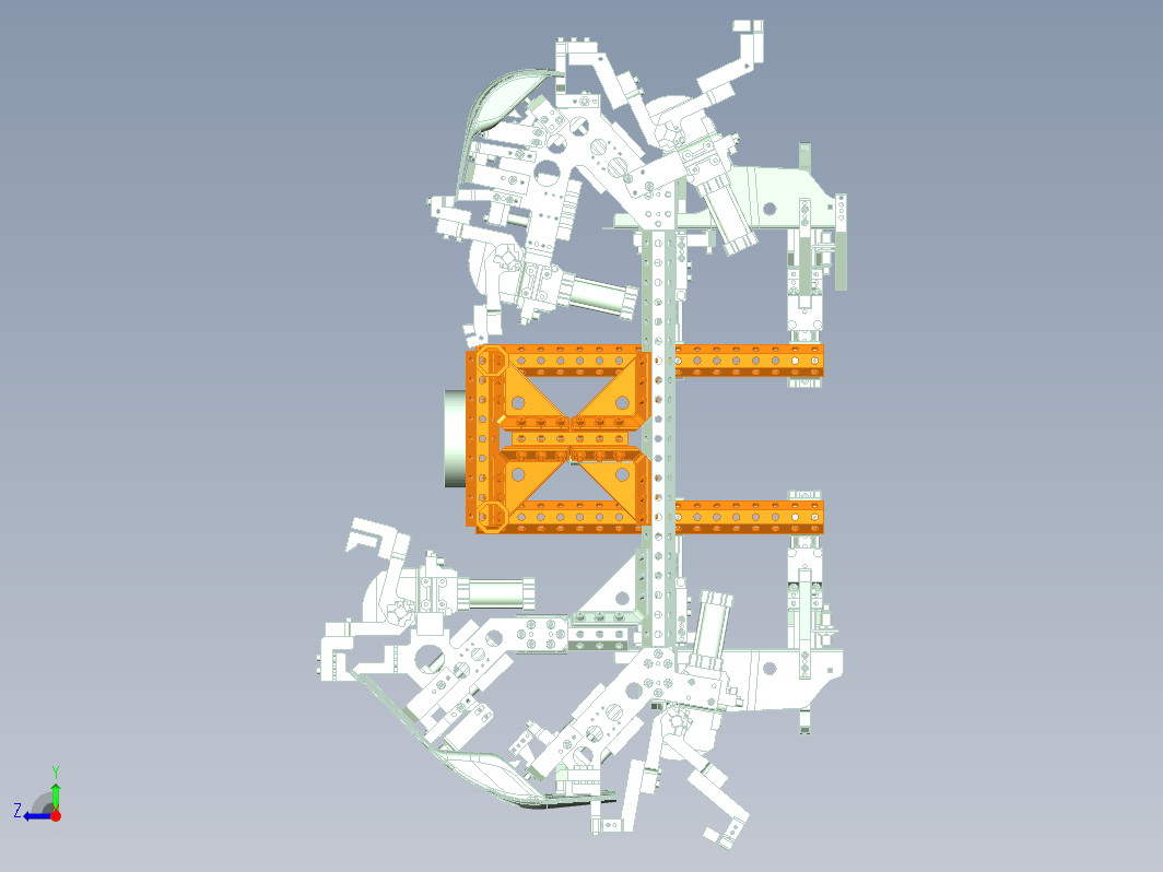 八角管抓具设计