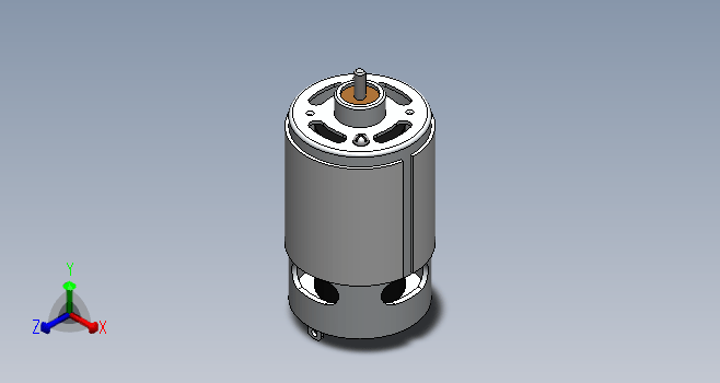 F0132-solidworks有刷直流电机