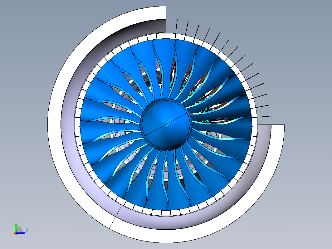 Pratt Whitney涡轮风扇喷气式发动机