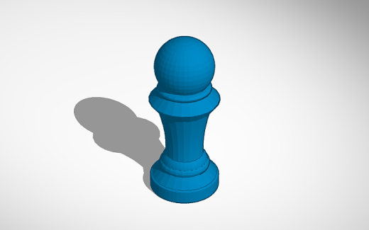 棋子三维模型