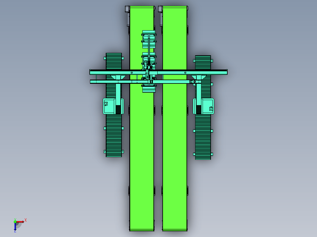 玻璃板件的桁架搬运机械手作业