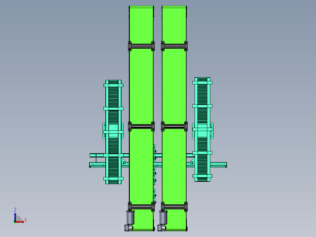 玻璃板件的桁架搬运机械手作业