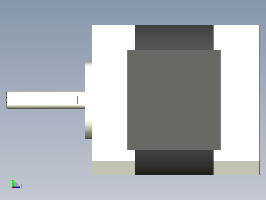 步进电机3D图42BYGH247-1008B