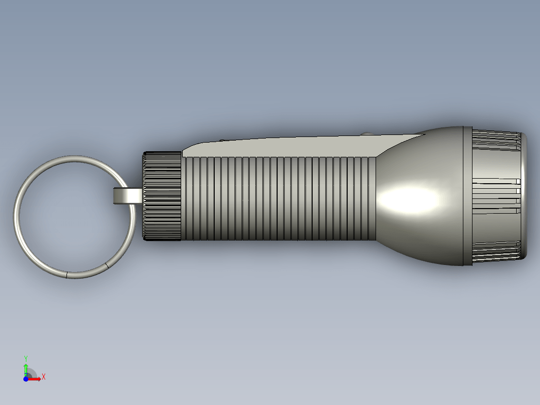 一个手电筒的3d