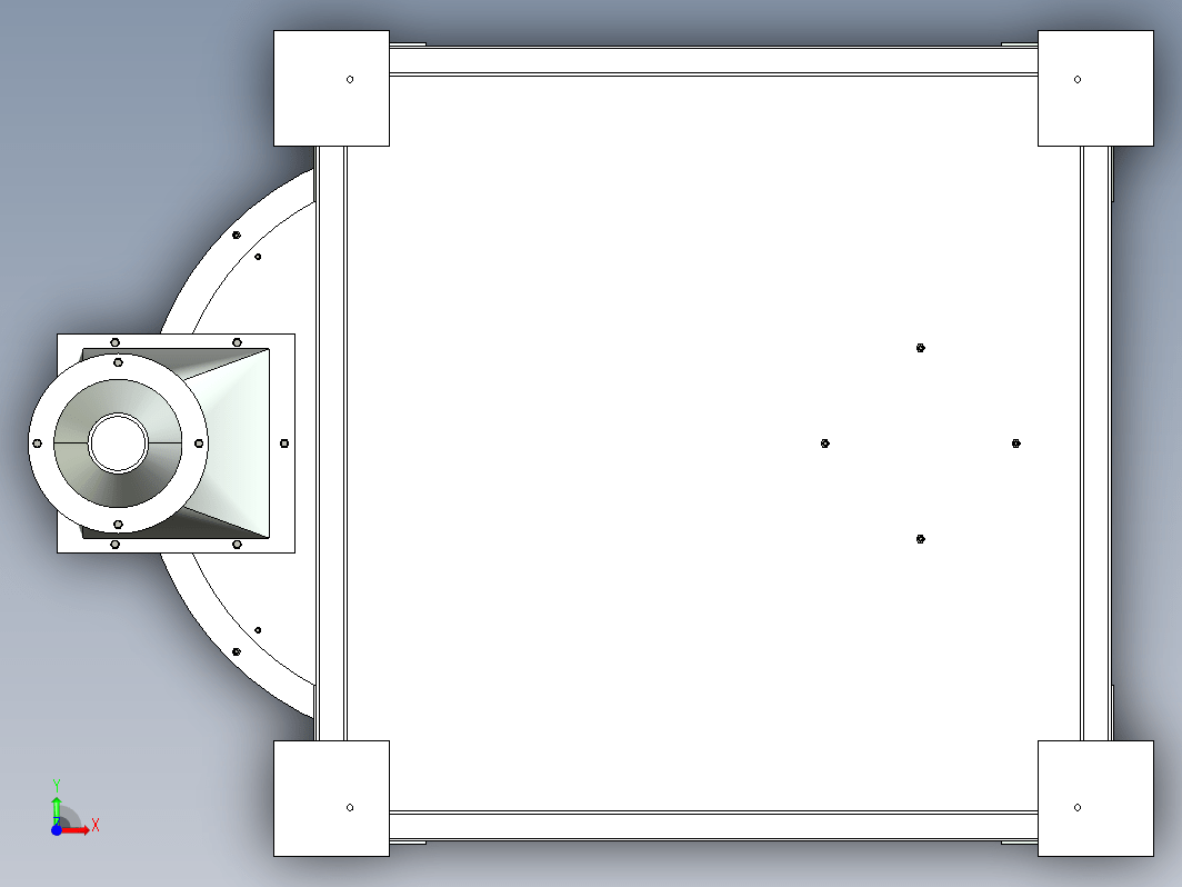 粉体定量稳流供料系统（全套3D和CAD图+说明书）