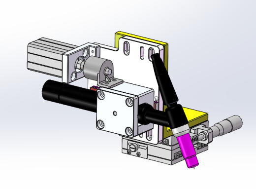 加油口自动抓取上下料焊接线工装分度盘顶升旋转压紧机构缩略图