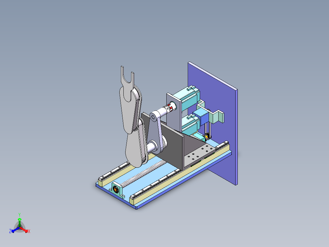 R-θ机器人设计模型三维