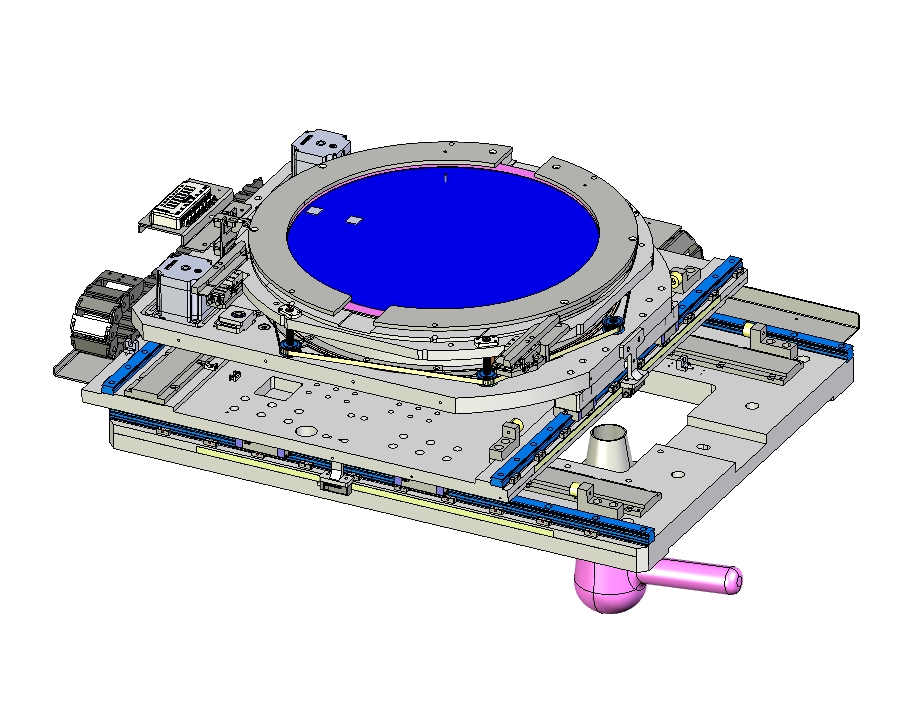 12寸wafer工作台(直线电机驱动)三维