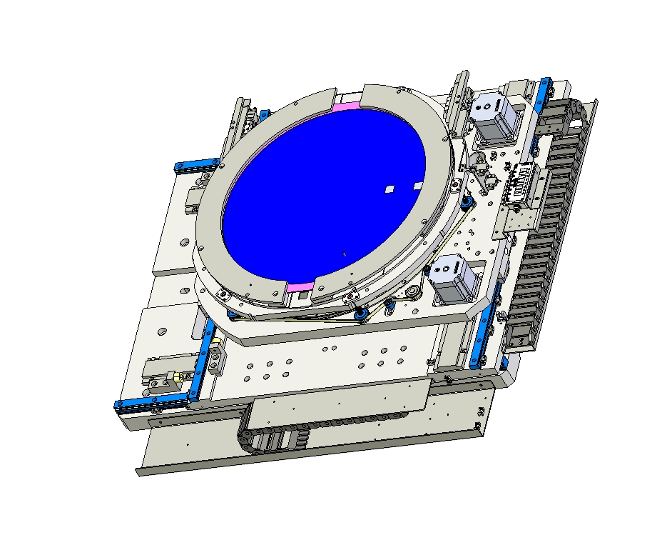 12寸wafer工作台(直线电机驱动)三维