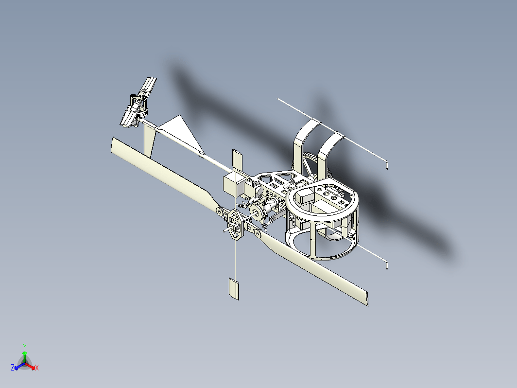 RC微型直升机玩具模型