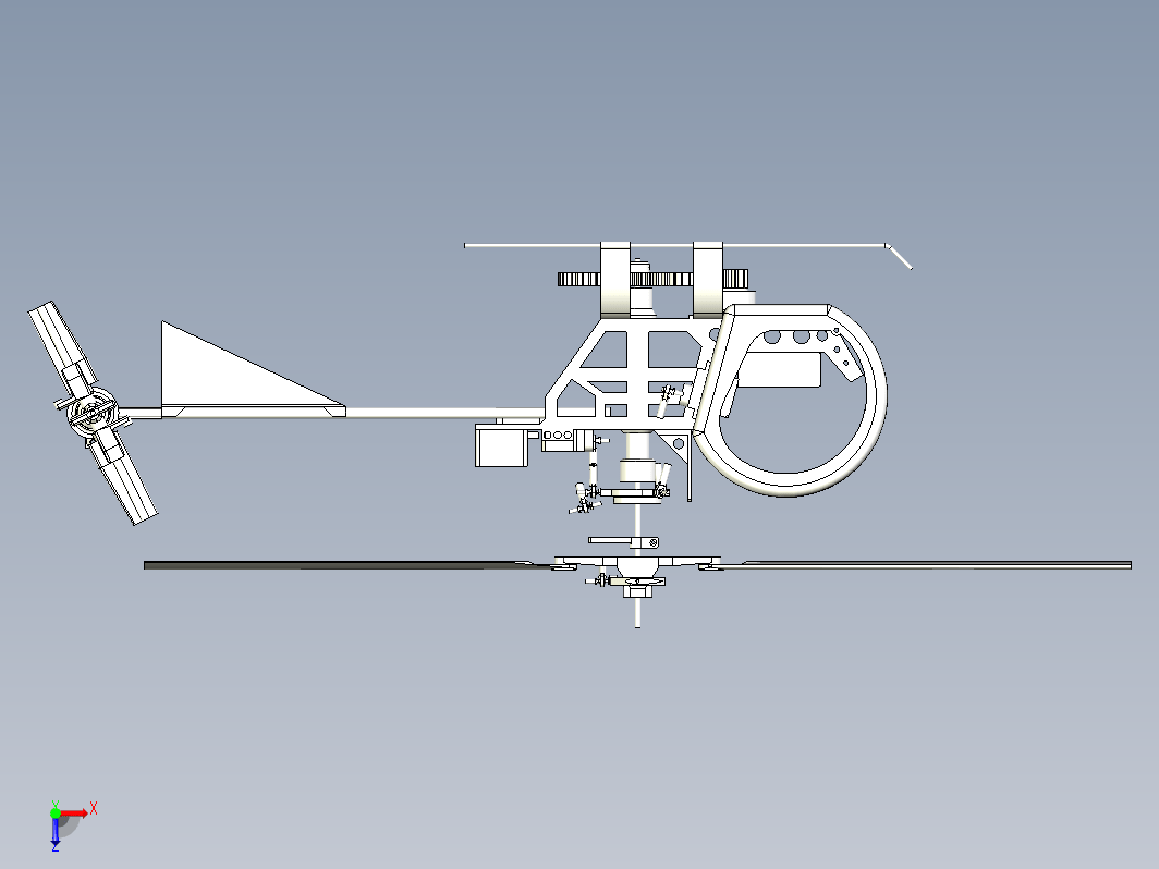 RC微型直升机玩具模型