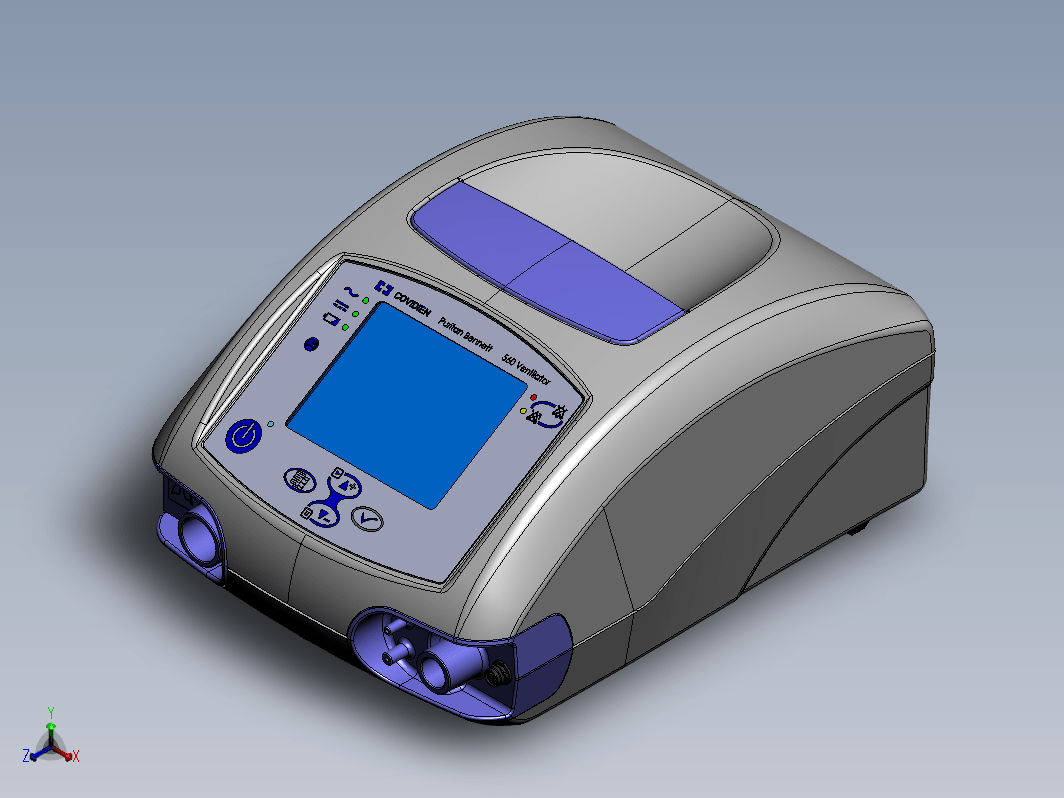 美敦力PB560呼吸机3D图纸 原理图 说明书 软件代码等